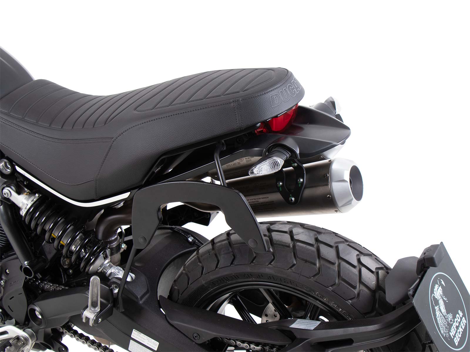 C-Bow side carrier left for Ducati Scrambler 1100 Dark Pro /Pro /Sport Pro (21-24) Hepco & Becker