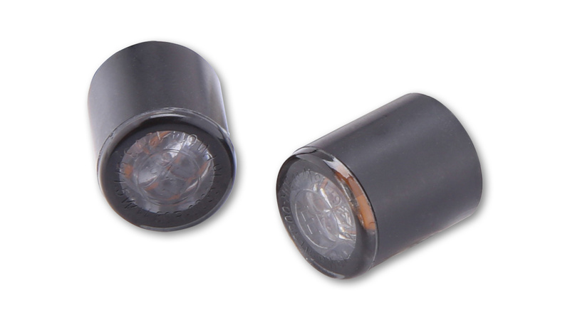 HIGHSIDER pro Proton module LED turn signal/position light black/tinted 2in1, E-approved (pair)