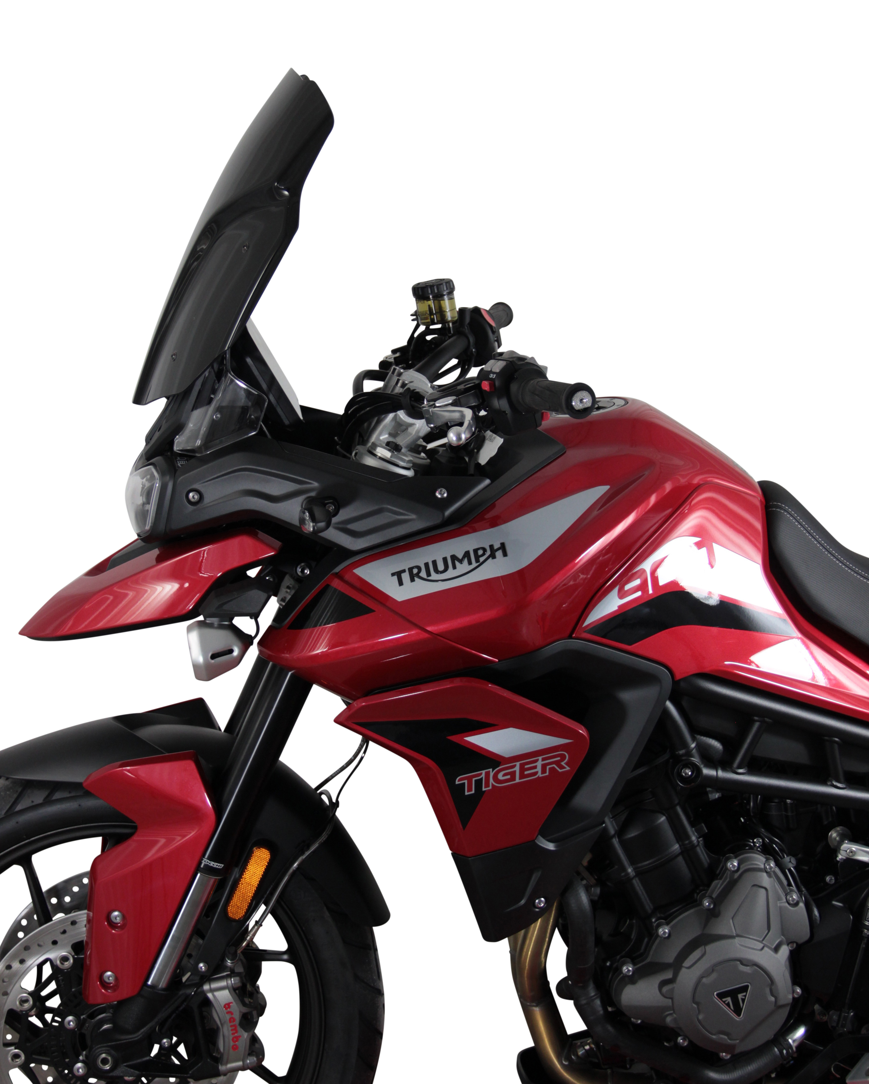 Touring windshield MRA "TM" for TRIUMPH TIGER 900 /GT PRO (Bj.19-) - Smoke gray