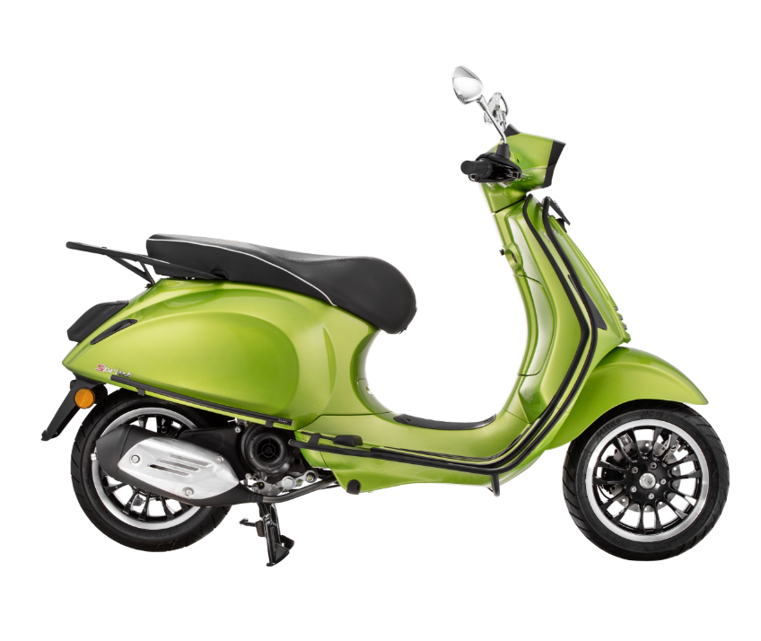 Crash bar side cover for Vespa Primavera/Sprint/Elettrica 50-150ccm, black matt