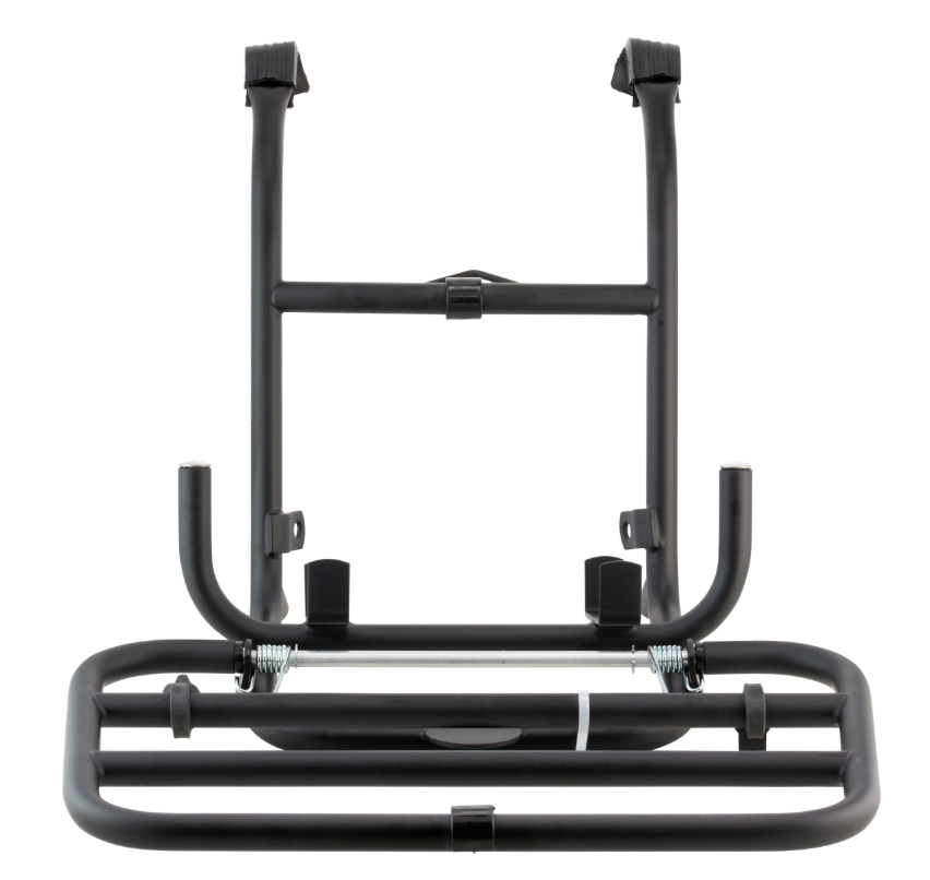 Luggage rack front for Vespa PX 80-200cc, foldable, black