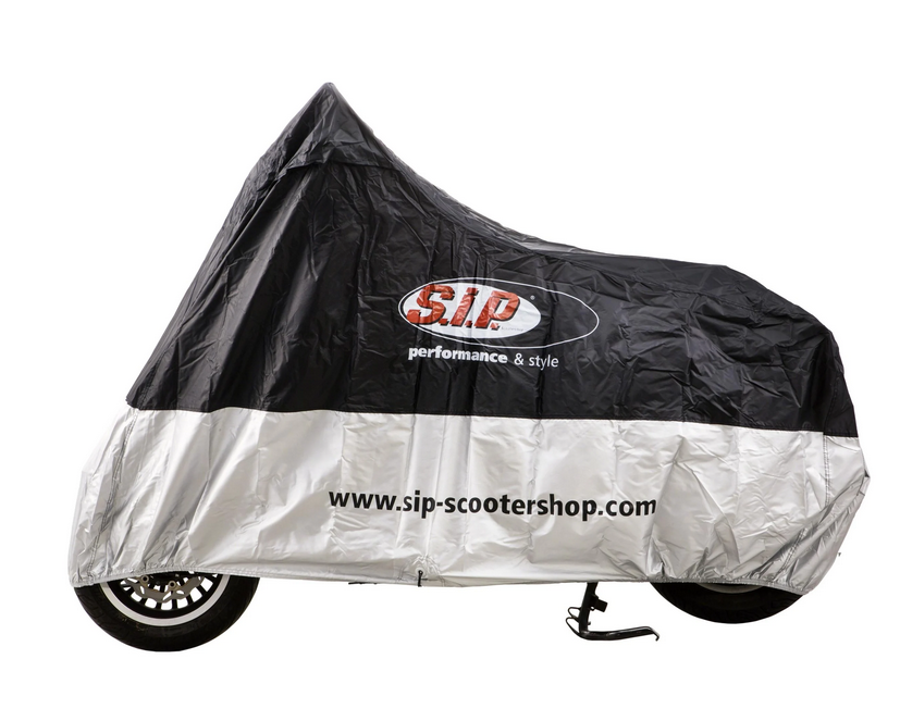 Folding garage outdoor "Scooter", size M-L, black/silver