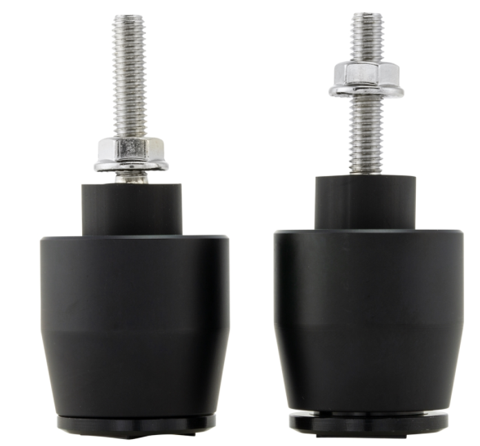 Handlebar end weights left/right for Vespa Primavera/Sprint/ET/LX/LXV/S, black matt