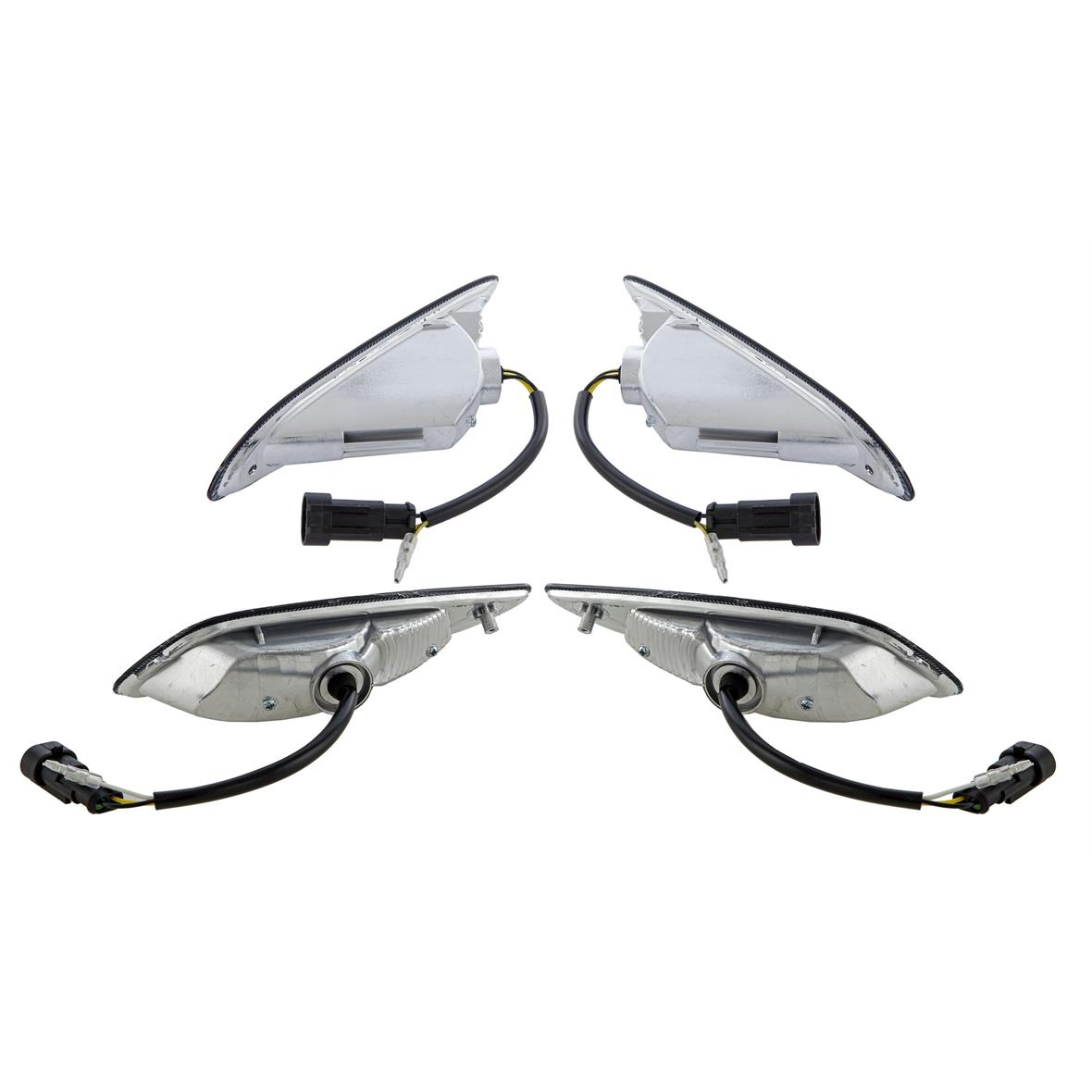Turn signal set LED tinted for Vespa Primavera/Sprint 50cc 2T/4T