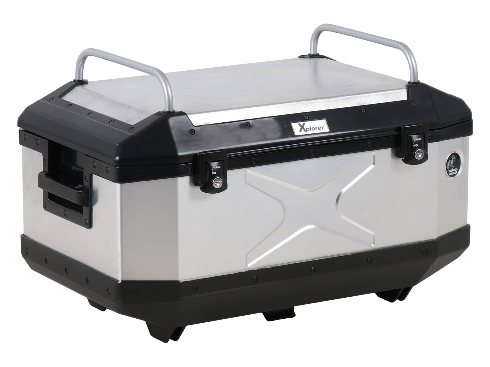Alu-Topcase Xplorer 60 Liter Aluminum silver Hepco & Becker