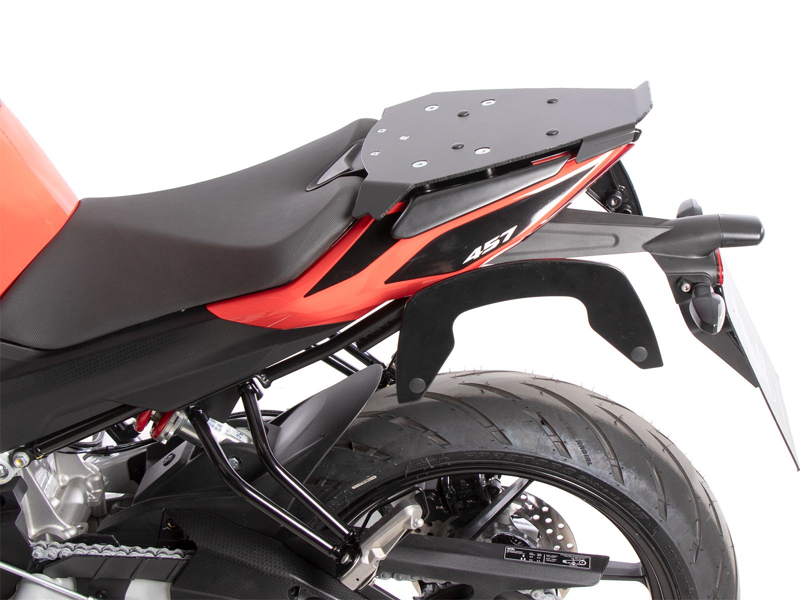 Sport rack fixed black for Aprilia Tuono 457 (25- ) Hepco & Becker