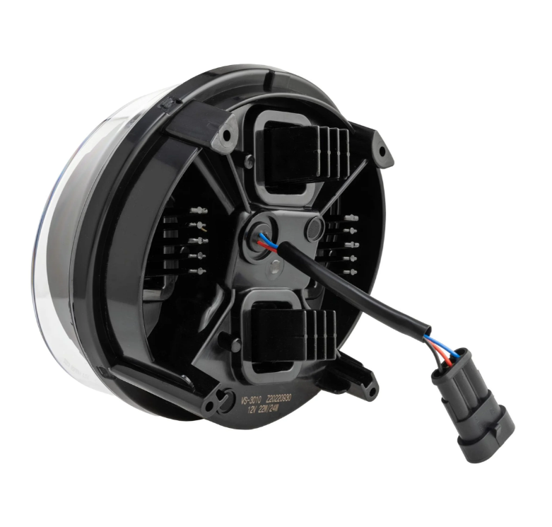 Headlight ZELIONI Black Edition LED for Vespa GTS/GTS Super HPE 125-300 (19-22), black