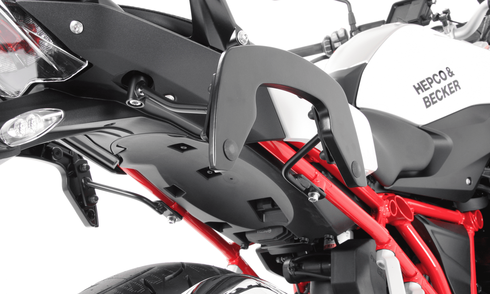 C-Bow side carrier black for BMW R 1200 R LC (15-18) Hepco & Becker