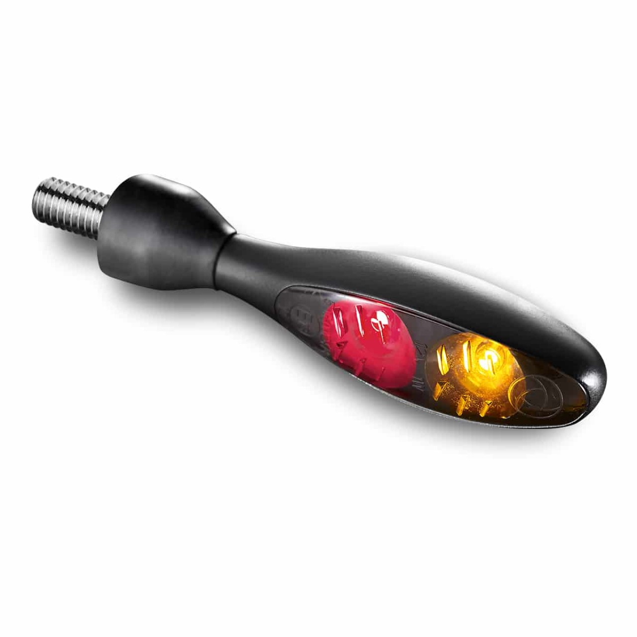 Kellermann turn signal, rear and brake light, Micro 1000 DF Dark, steel, LED, HL/HR, 12 V, matt black