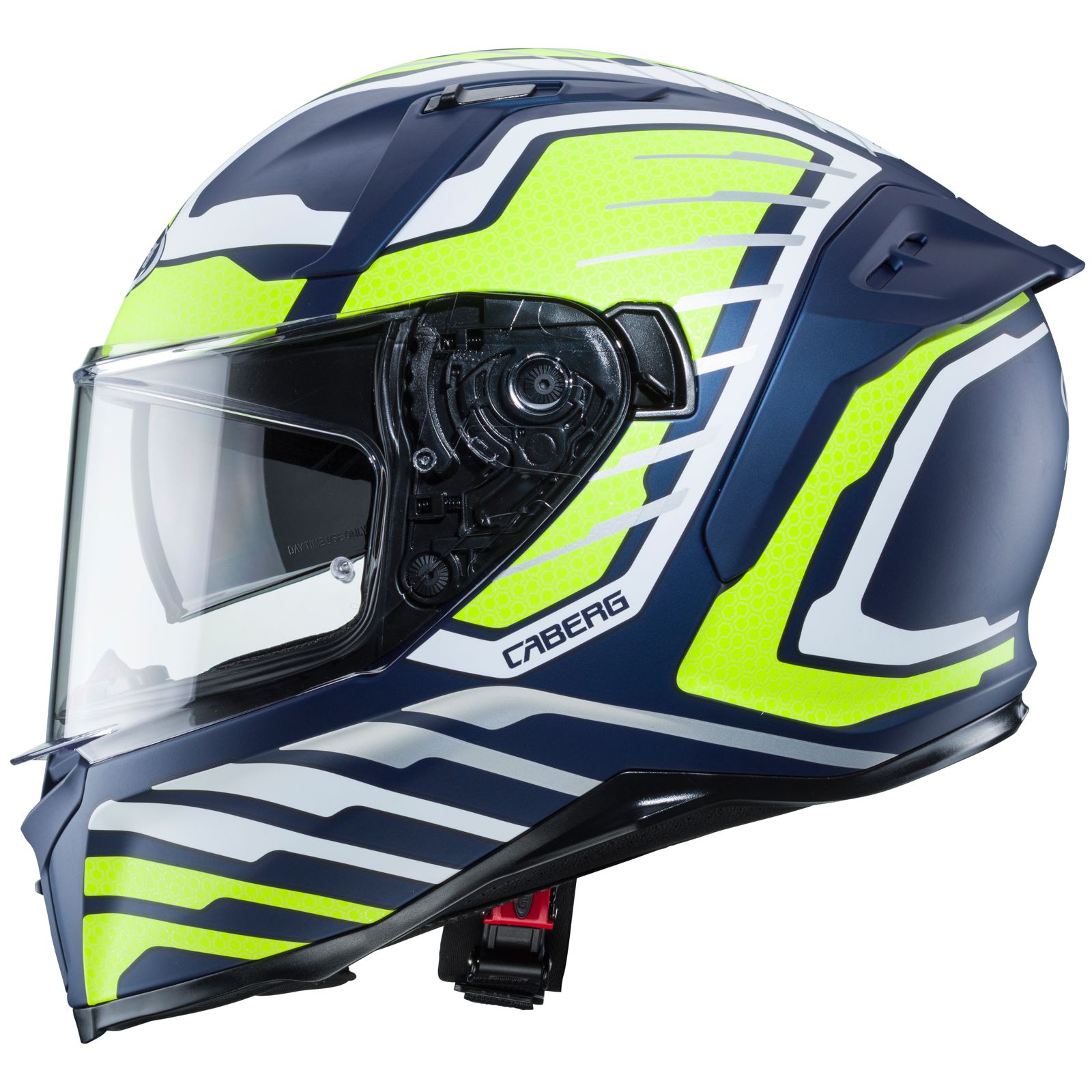 Caberg Helmet Avalon Forge, matte blue / fluo yellow white
