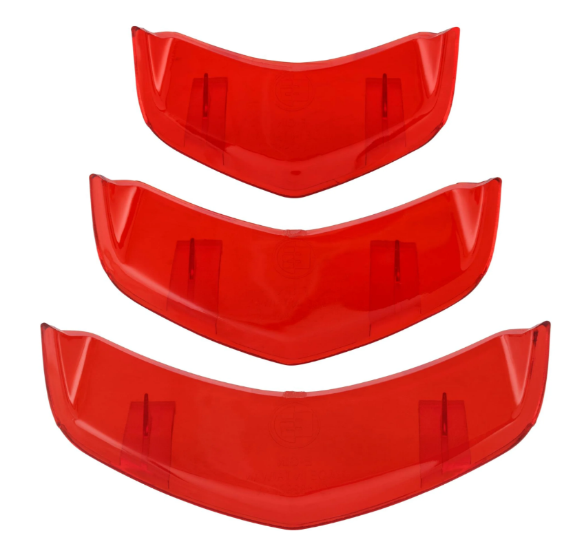 Cascade insert for Vespa GTS/GTS Super/GTV HPE 125-300cc ('19-22), red transparent