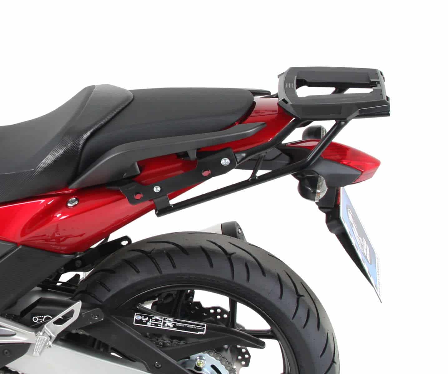 Alurack top case carrier black for Honda NC 750 Integra /DCT (14-15) Hepco & Becker