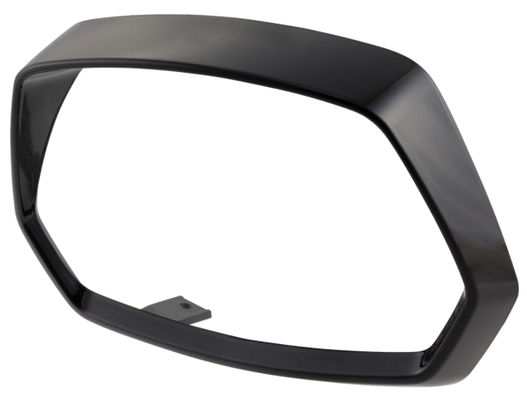 Lamp ring for Vespa Sprint 50-150cc ('18-), black glossy