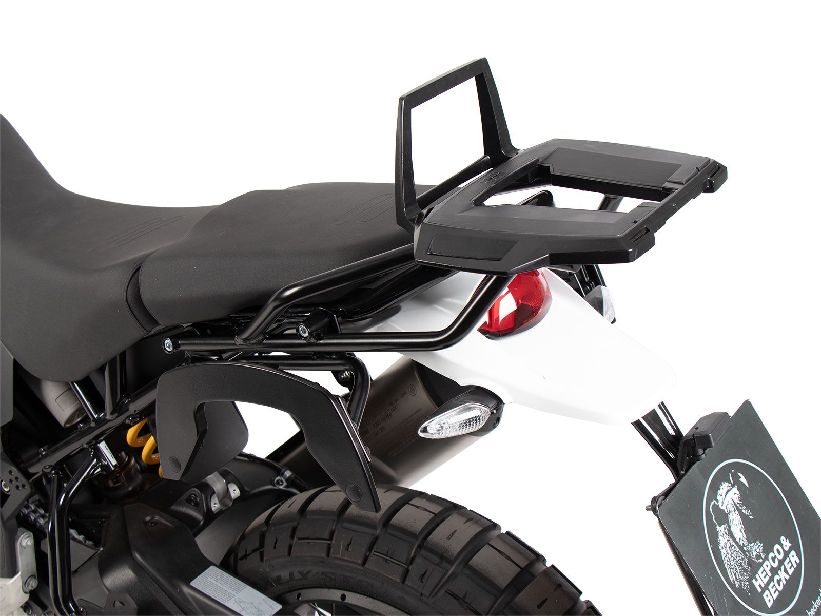 C-Bow side carrier black for Ducati DesertX Rally (24-) Hepco & Becker