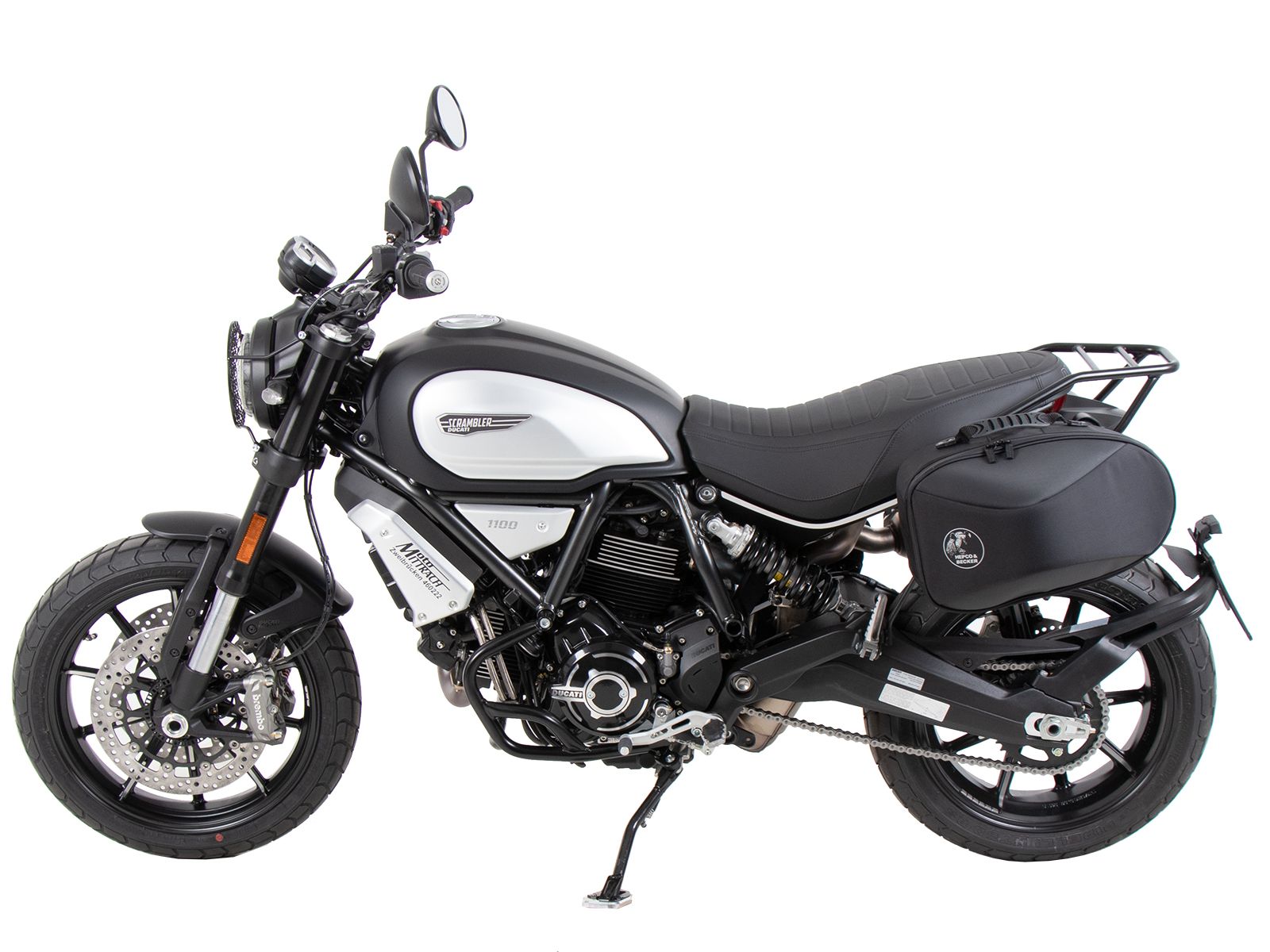 C-Bow side carrier left for Ducati Scrambler 1100 Dark Pro /Pro /Sport Pro (21-24) Hepco & Becker