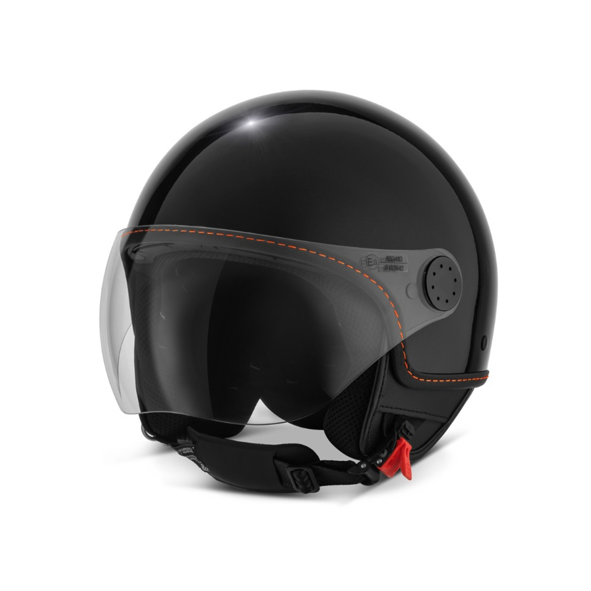 Vespa jet helmet Visor 4.0 black / orange