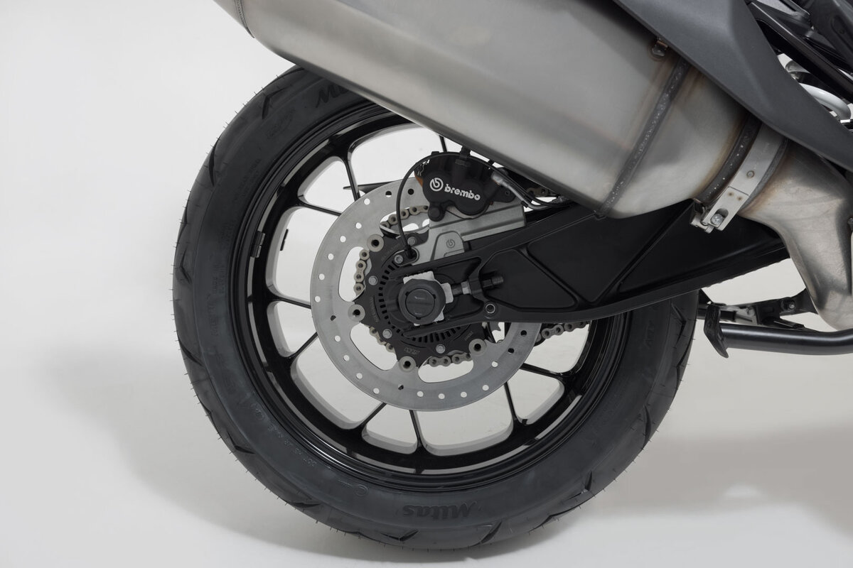 SW-Motech Crash pad kit for rear axle black for KTM Adventure models - SW Motech