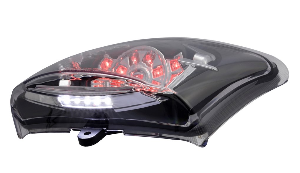 Taillight MK II LED for Vespa GTS/GTS Super/GTV/GT 60 125-300cc (-'13), clear