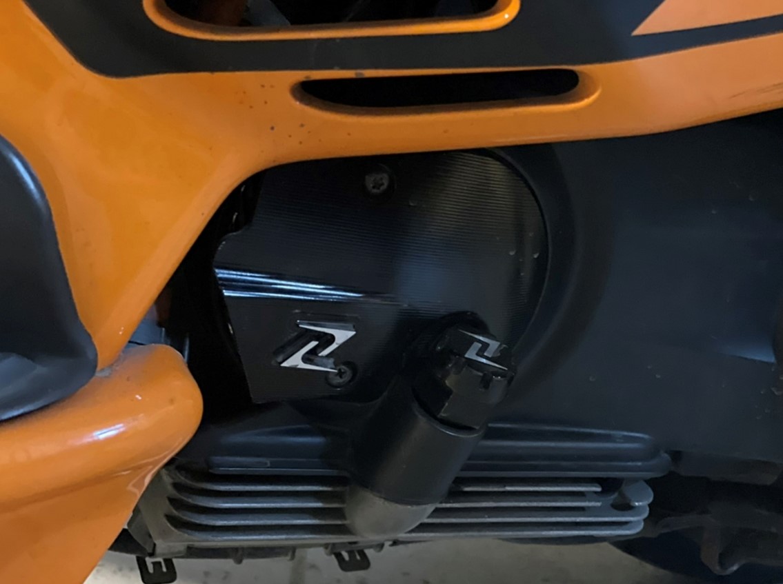 Air intake vario cover for Vespa GTS/GTS Super/GTV/GT, black