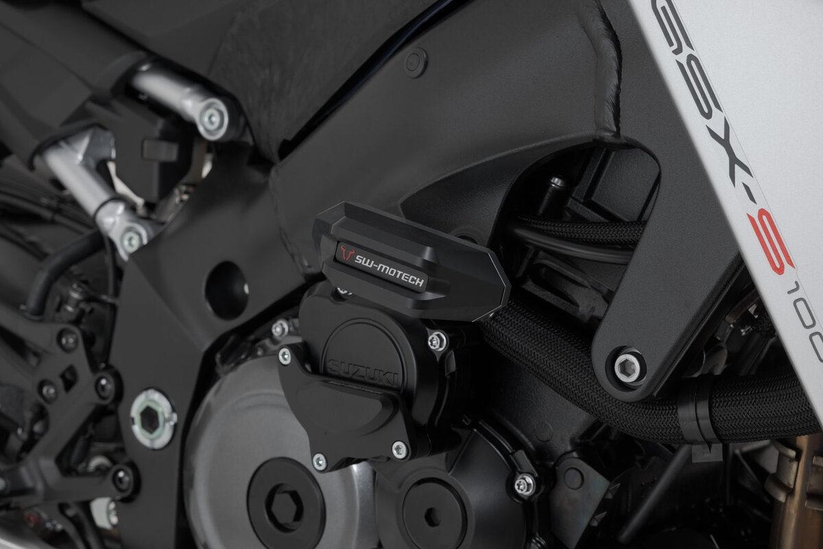 SW-Motech Crash pad kit black for Suzuki GSX-S 950 / GSX-S 1000 /GT - SW Motech