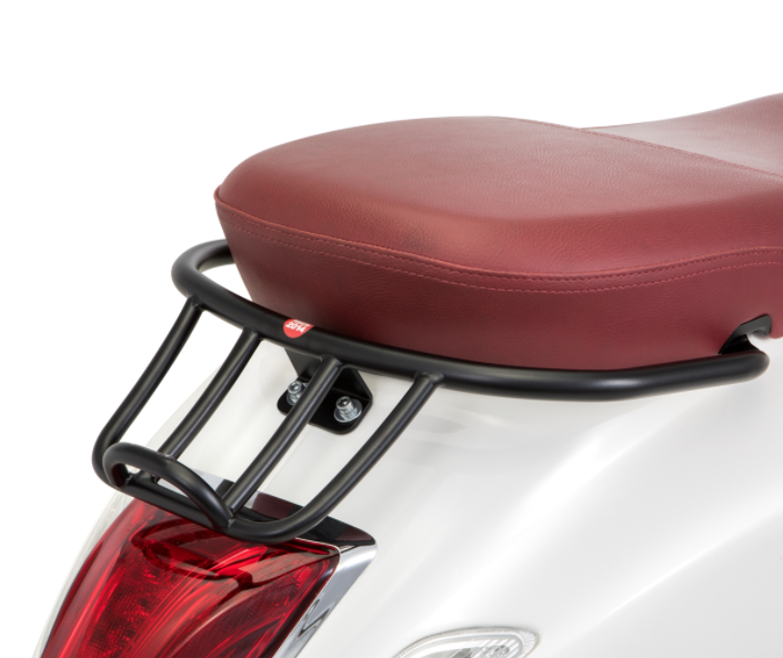 Luggage rack / socius bracket black matt for Vespa Primavera / Sprint 50-150cc 2T/4T AC