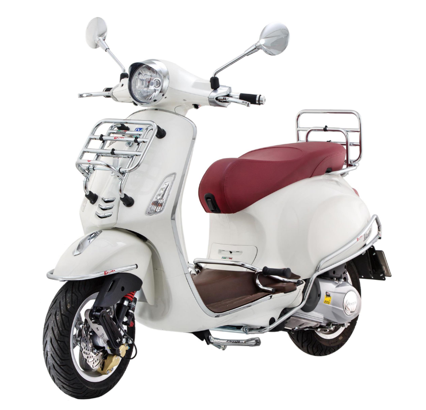 Front bumper fender for Vespa LX/LXV/S/Primavera/Sprint/Elettrica 50-150ccm, chrome