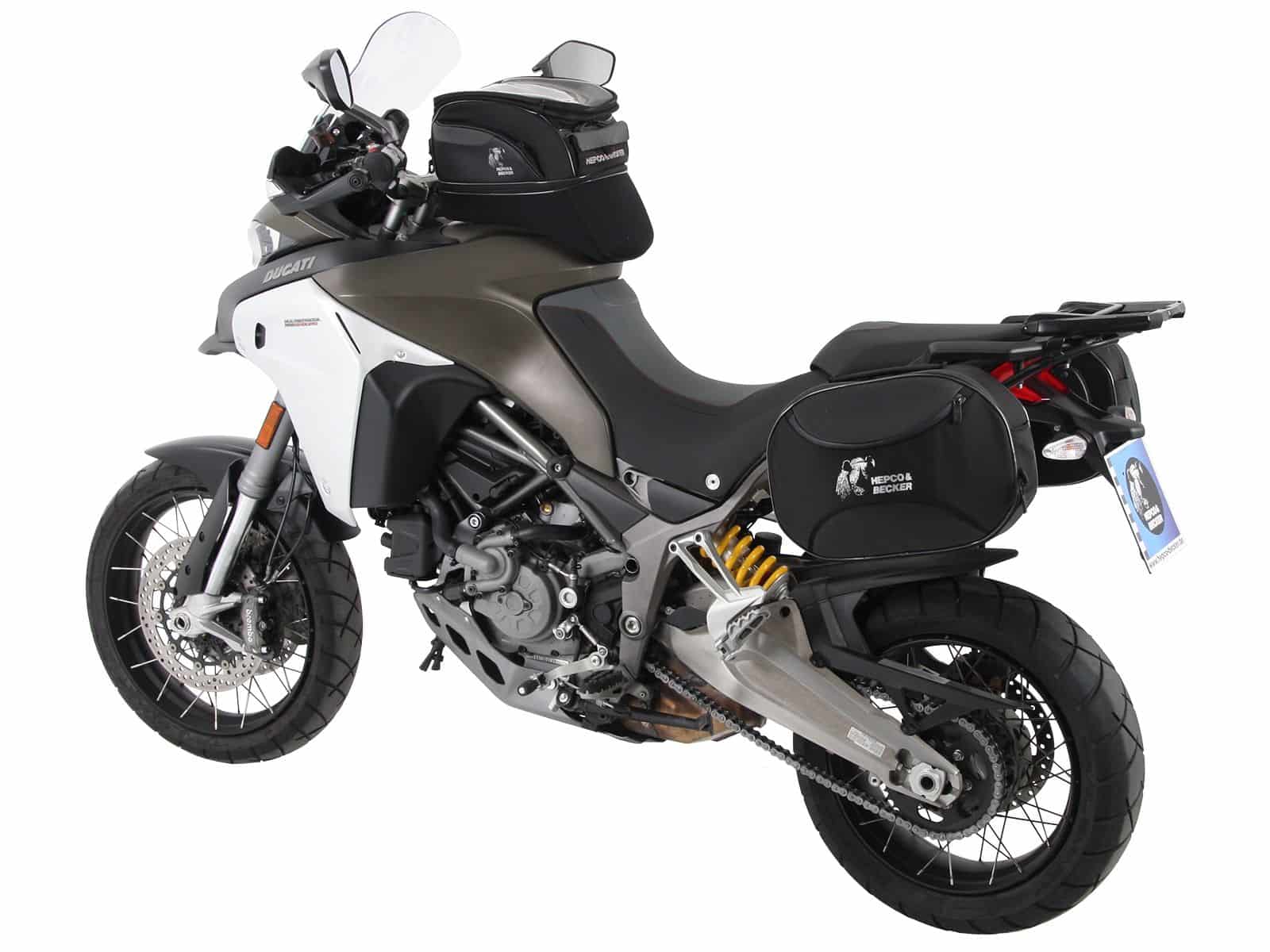 C-Bow side carrier black for Ducati Multistrada 1200 Enduro (16-18) Hepco & Becker