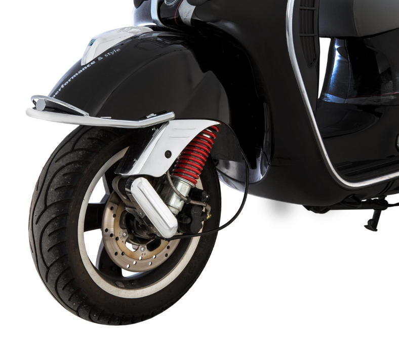 Front bumper fender for Vespa GTS /GTS Super /GTV /GT 60 /GT /GT L, 125-300cc, chrome