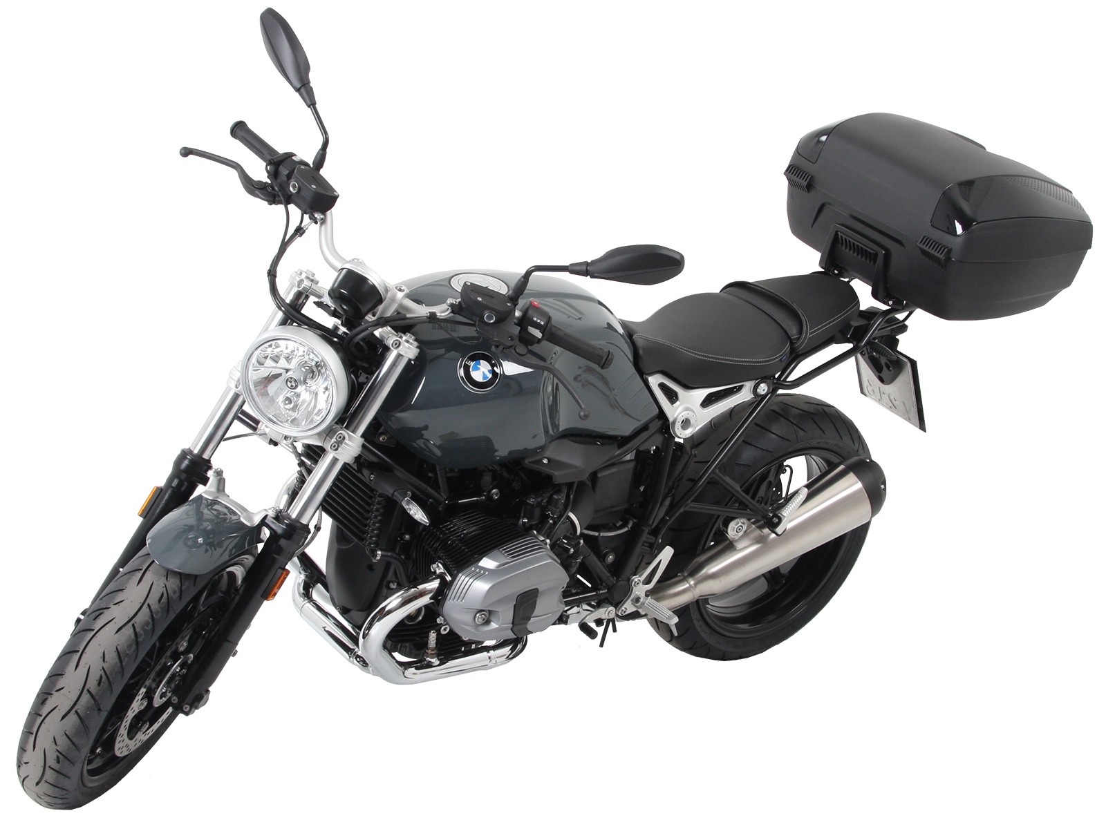 Easyrack top case carrier black for BMW R nineT Pure (17-23) Hepco & Becker