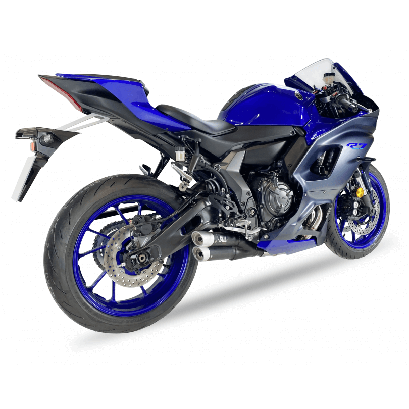 IXIL HYPERLOW XL for Yamaha YZF-R7, stainless steel black, E-tested, Euro5