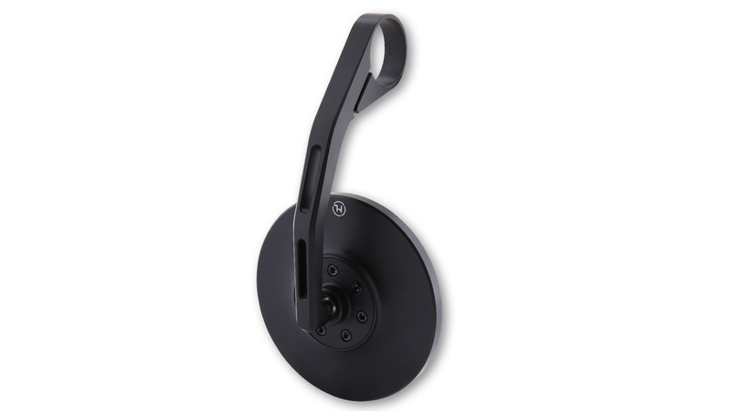 HIGHSIDER pro bar end mirror Conero 2 Black Edition Black Matt Long (1pc.)
