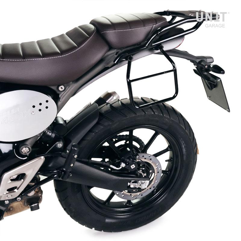 Unit Garage side bag holder left - Triumph Speed 400 / Scrambler 400
