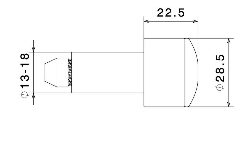 Handlebar end weights RIZOMA left & right for Vespa, blue anodized
