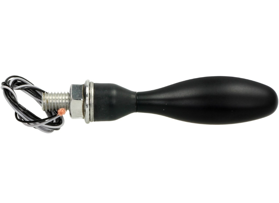 Kellermann turn signal, Micro 1000 Halogen, steel, halogen, HR/HL, 12 V, 6 W, black satin finish