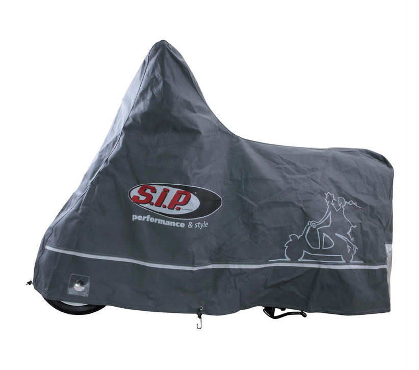 Folding garage Indoor PREMIUM 2.0 for Vespa ET2/ET4/LX/LXV/S/Primavera/Sprint, size L, gray
