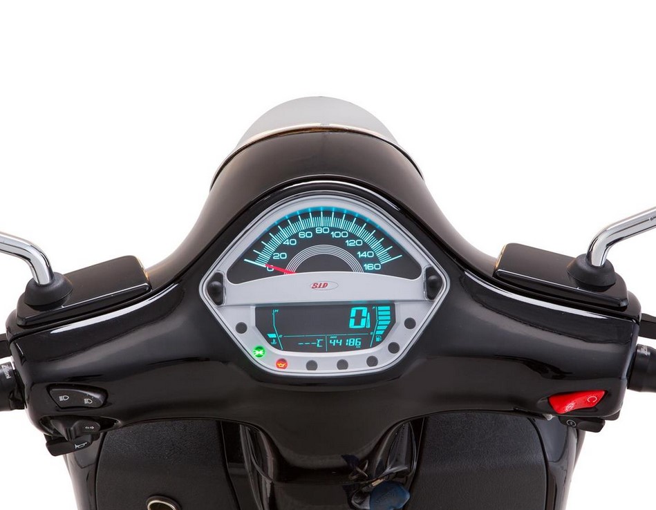 Tachometer/Speedometer for Vespa GTS/GTS Super/GTS SuperSport, i.e., 125-300cc (-'14), silver
