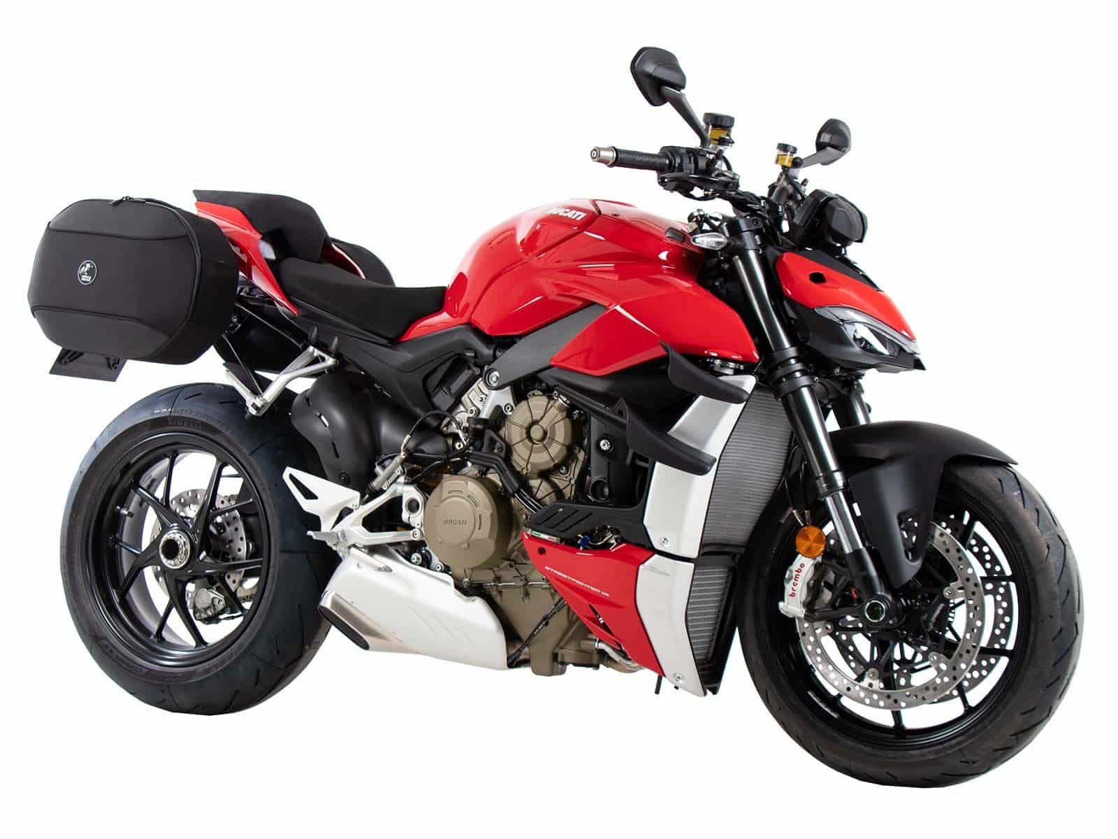 C-Bow side carrier black for Ducati Panigale V4 /S /R (18-24) Hepco & Becker