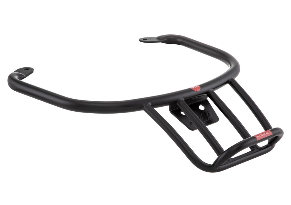 Luggage rack / pillion grab rail rear 70s for Vespa GTS/GTV/GT 125-300cc 4T LC, black glossy