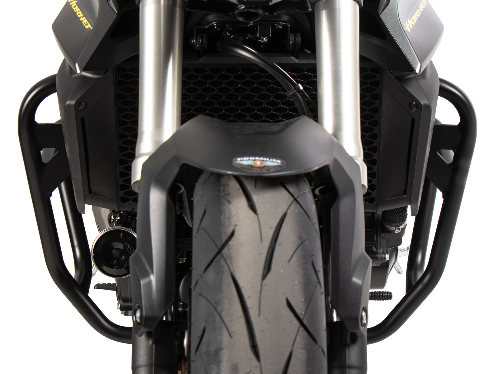 Engine guard "Solid" black for Honda CB 750 Hornet (23-) Hepco & Becker