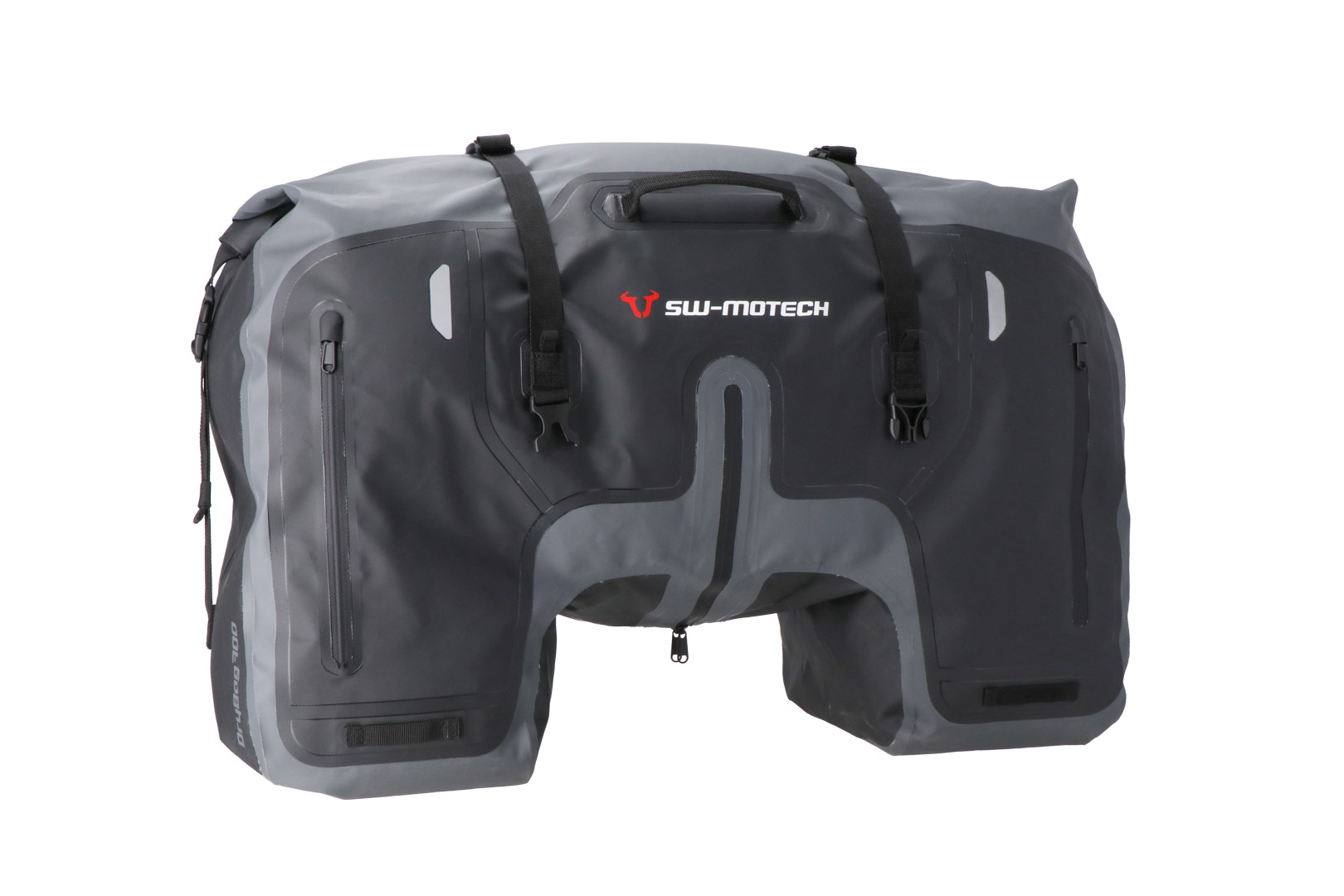 Drybag 700 rear bag for Aprilia ETV 1200 Caponord, black / gray - SW Motech