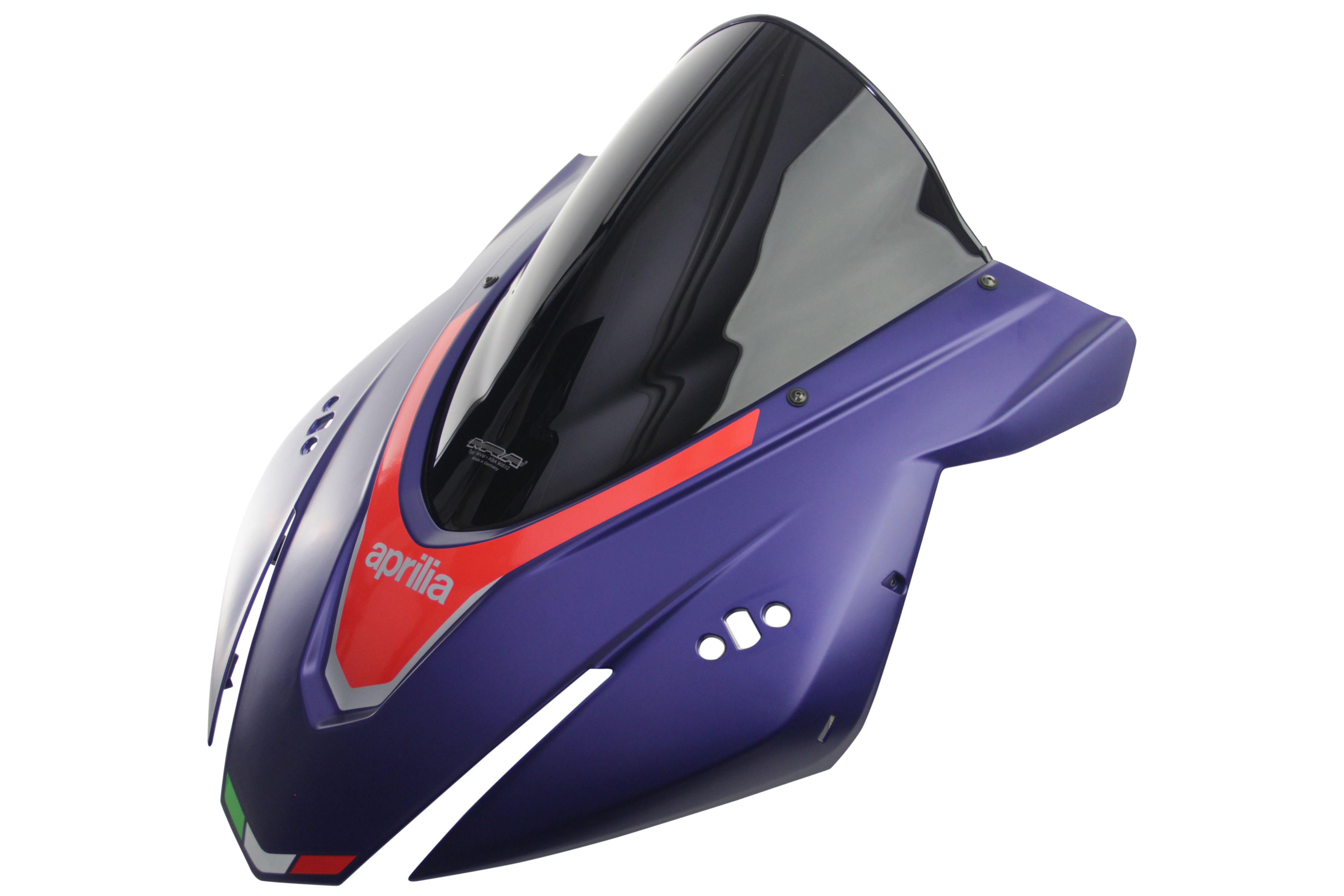 MRA Racing windshield "R" - black - Aprilia RSV 4 1100 Factory 2021-