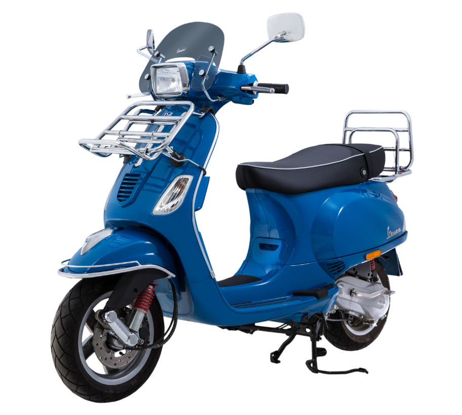 Front bumper fender for Vespa LX/LXV 50-150cc, chrome