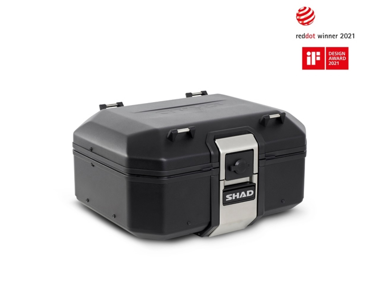 Shad Topcase TR37, aluminum black, 37 l