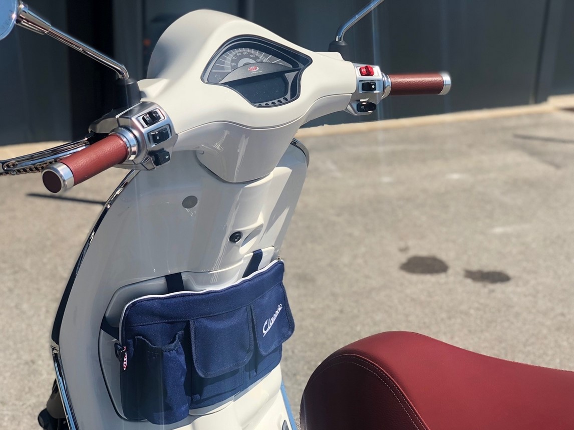 Bag "Classic" for luggage compartment / glove box Vespa - blue, nylon