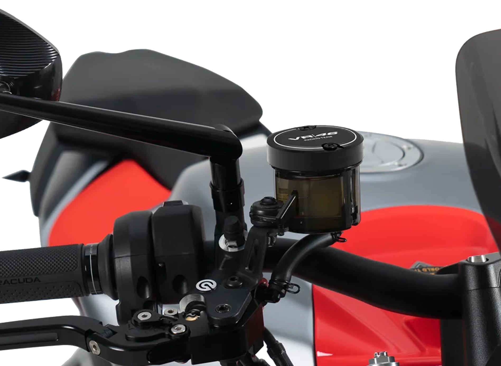 Barracuda VR|46 Racing Team Universal reservoir with black aluminum lid