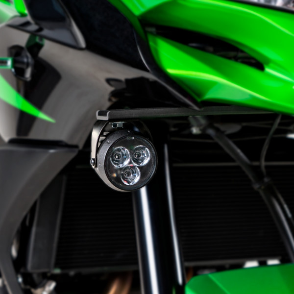 Auxiliary headlight bracket kit for Kawasaki Versys 650 (14-21) - Barracuda