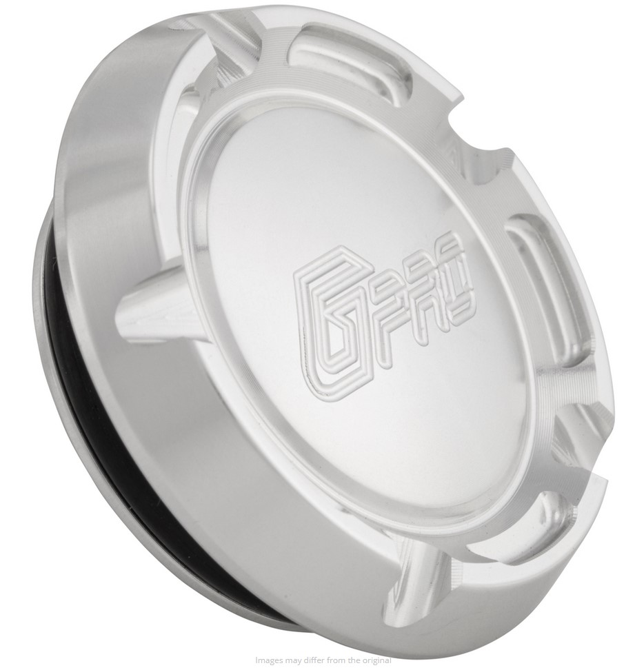 Dust cap rim front MK II for Vespa, silver