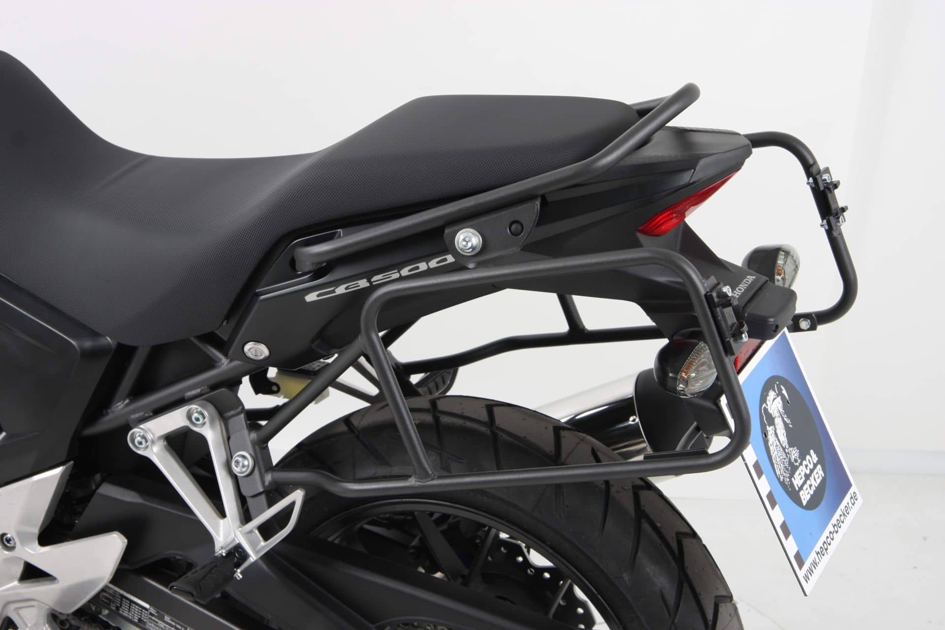 Passenger grab handle anthracite for Honda CB 500 X (13-16) Hepco & Becker
