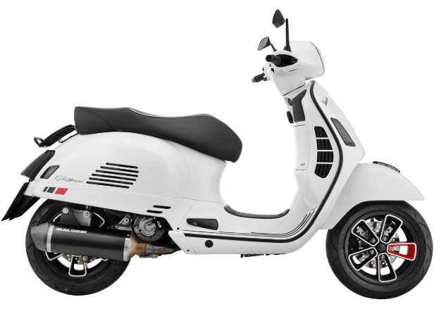 Turn signal kit front & rear for Vespa GTS/GTS Super/GTV 125-300cc ('14-), tinted