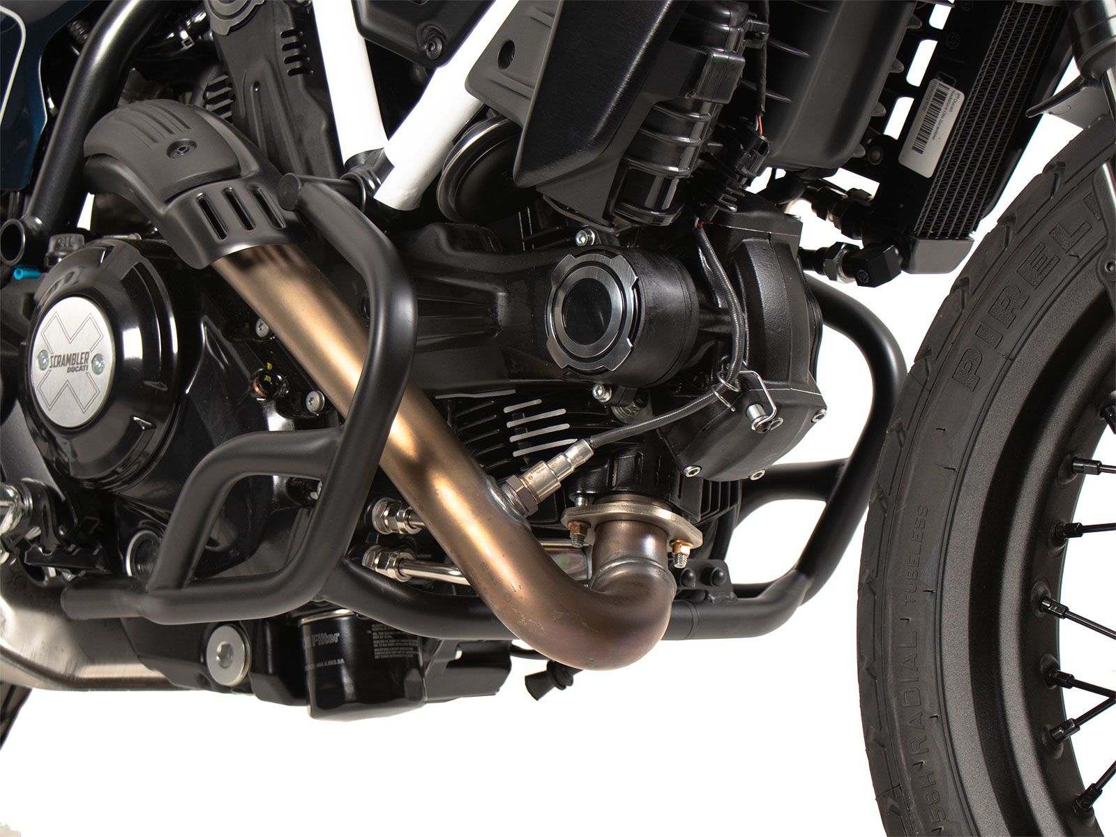 Engine guard black for Ducati Scrambler 800 Nightshift /Full Throttle (23-) Hepco & Becker